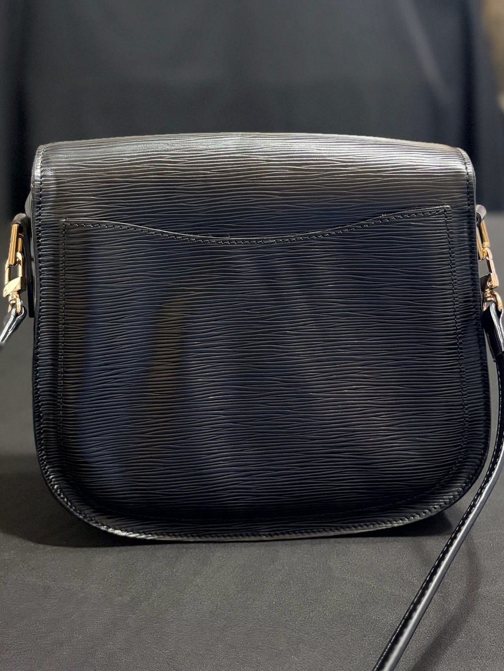 Louis Vuitton Black Epi Leather Crossbody St Cloud Bag (large size) Great Condit - Picture 5 of 13